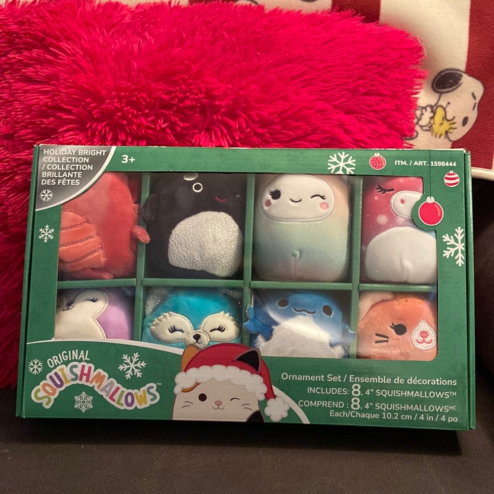 NEW Squishmallow Ornament Set